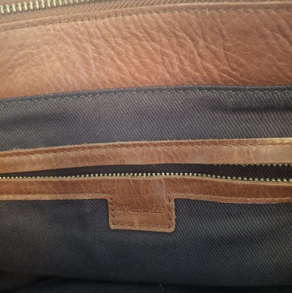 Madewell Chestnut Leather Tote - Picture 6 of 6